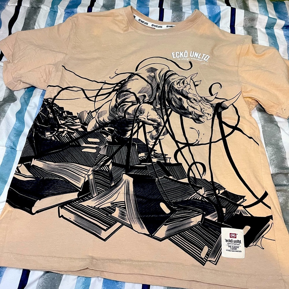 Cream colored *echo unltd men’s Large